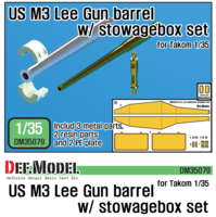 US M3 Lee/Grant Gun barrel w/ additional toolbox set (for Takom 1/35)