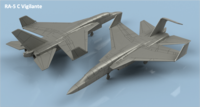 RA-5 C Vigilante folded wings  (2 planes)
