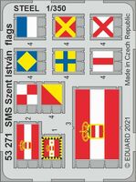 SMS Szent Istvn flags STEEL TRUMPETER - Image 1