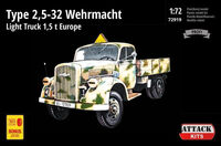 Opel Blitz (Type 2,5-32) Wehrmacht 1,5t Light Truck - Europe (Profi Line)