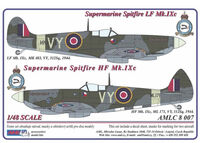 Supermarine Spitfire Mk.IXc - 2 decal versions DU-L