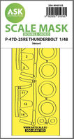Republic P-47 D-25 RE Thunderbolt - double-sided express fit  mask (for MiniArt kits)