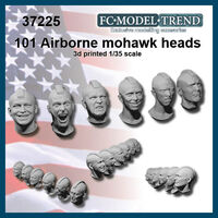 101 Airborne Mohawk Heads - Image 1