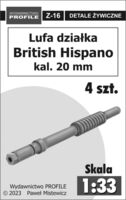 Lufa Dziaka Hispano Kal. 20mm